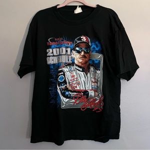 Vintage Dale Earnhardt single stitch 2001 Winston Cup tshirt